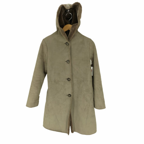 レイビームス Ray BEAMS 17AW フェイクムートン フーデッドコート レディース JPN:0