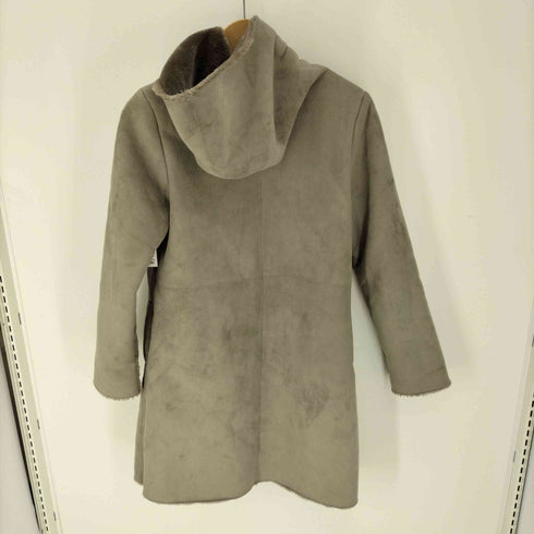レイビームス Ray BEAMS 17AW フェイクムートン フーデッドコート レディース JPN:0
