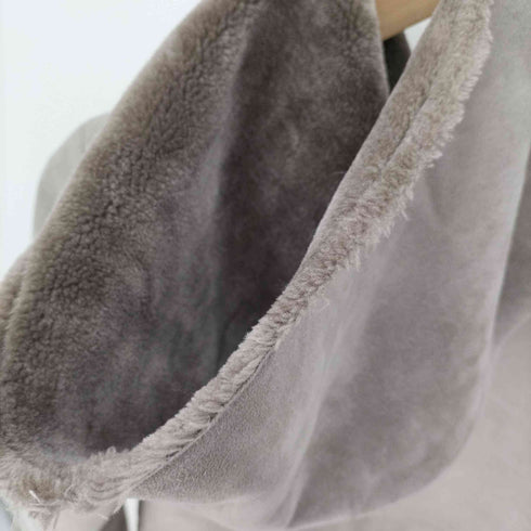 レイビームス Ray BEAMS 17AW フェイクムートン フーデッドコート レディース JPN:0