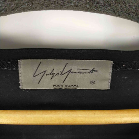 ヨウジヤマモトプールオム Yohji Yamamoto POUR HOMME 19AW サイドスリット ビッグシルエットカットソー メンズ JPN:3
