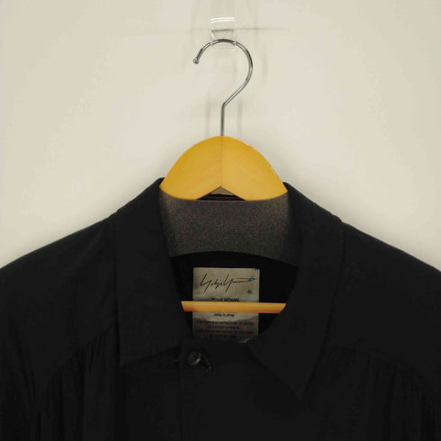 ヨウジヤマモトプールオム Yohji Yamamoto POUR HOMME 19SS S/S RAYON COAT レーヨンビッグシャツ メンズ JPN:2