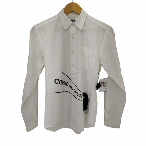 コムデギャルソン COMME des GARCONS SHIRT White プリントシャツ メンズ JPN:XS