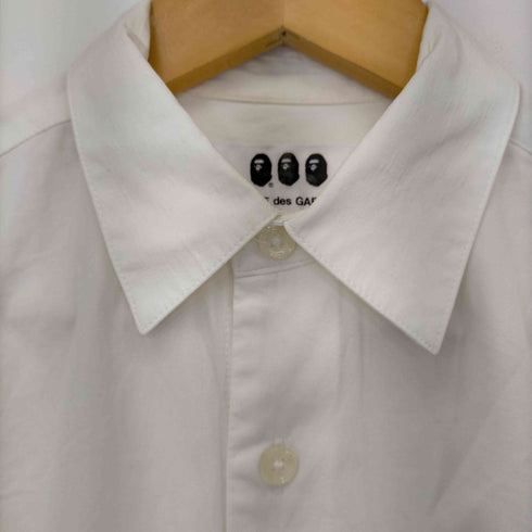 コムデギャルソン COMME des GARCONS SHIRT White プリントシャツ メンズ JPN:XS