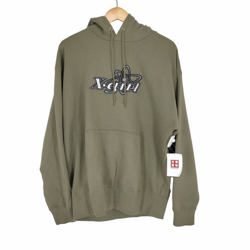 エックスガール X-girl CHEMICAL SYMBOL LOGO EMBROIDERY SWEAT HOODIE レディース JPN:M