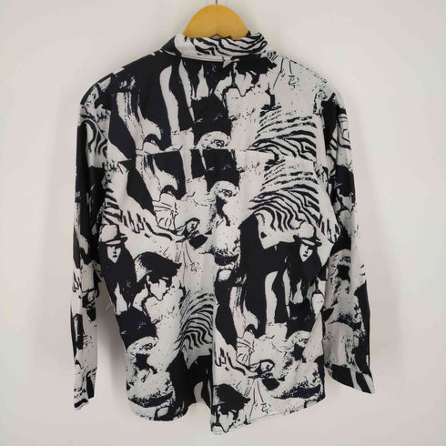L/S ゼブラ柄 総柄シャツ レディース