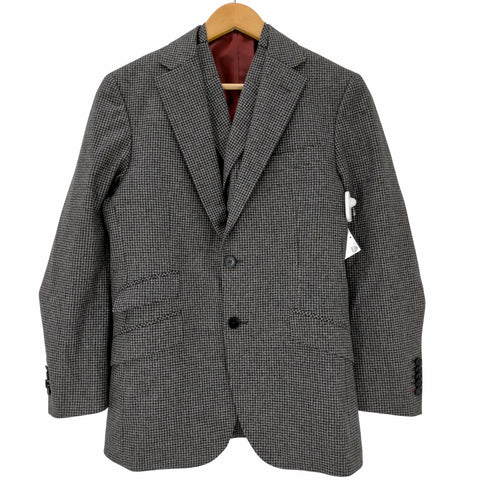ブラックレーベルクレストブリッジ BLACK LABEL CRESTBRIDGE VITALE BARBERIS CANONICO super100s チェック柄3ピースセットアップ メンズ BK11-R38-A534-1R