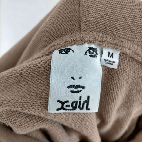 エックスガール X-girl FLAP POCKET SWEAT HOODIE レディース JPN:M
