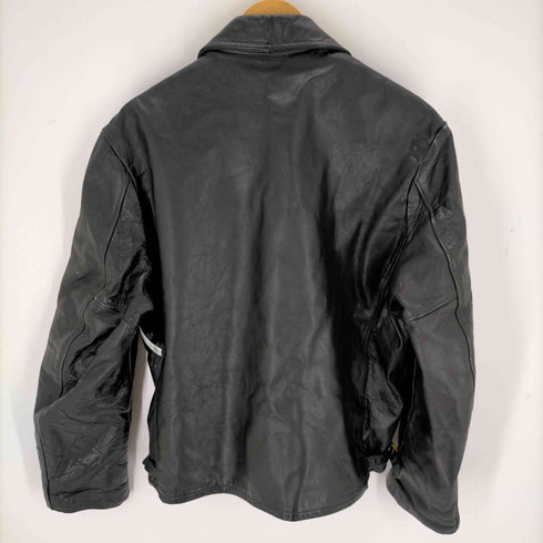シアーズ Sears 60S OAKBROOK SPORTSWEAR USA製 レザージャケット conmatic zip メンズ
