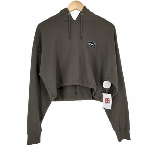 エックスガール X-girl OVAL LOGO CROPPED SWEAT HOODIE レディース JPN:S