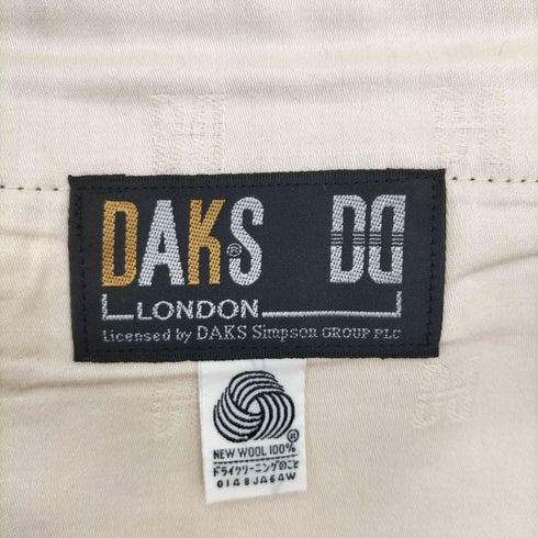 ダックスロンドン DAKS LONDON 2タックワイドスラックスパンツ メンズ 85