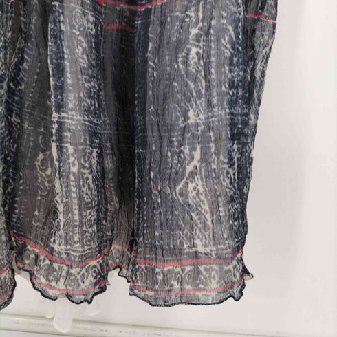 メドモアゼル MES DEMOISELLES インド製 シワ加工 タイダイ キャミワンピース レディース 38