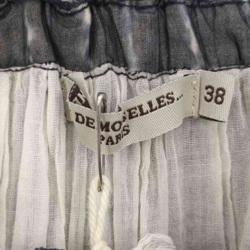 メドモアゼル MES DEMOISELLES インド製 シワ加工 タイダイ キャミワンピース レディース 38