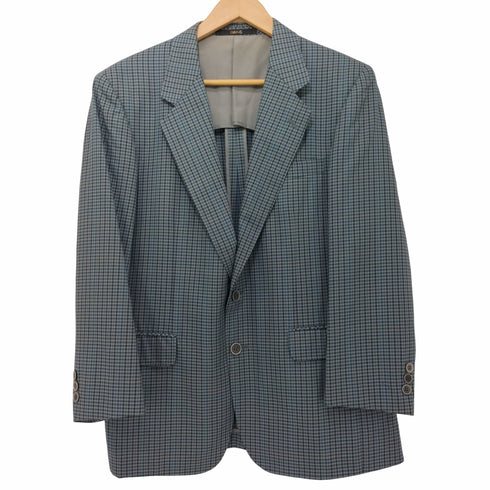 ダックスロンドン DAKS LONDON マルチカラー チェック柄2Bテーラードジャケット メンズ 94-84-165