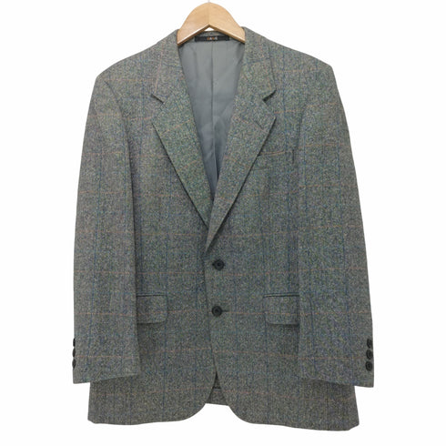 ダックスロンドン DAKS LONDON シルク混 総柄2Bテーラードジャケット メンズ 96-86-170