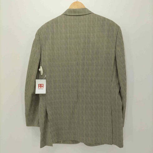 ダックスロンドン DAKS LONDON マルチカラー チェック柄2Bテーラードジャケット メンズ 96-86-170