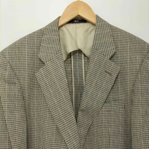 ダックスロンドン DAKS LONDON マルチカラー チェック柄2Bテーラードジャケット メンズ 96-86-170