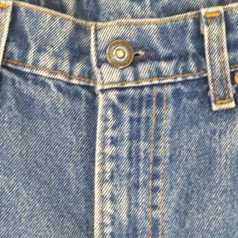 リーバイス Levis 90S 91年製 MADE IN USA ボタン裏530 オレンジタブ 505 デニムショーツ リメイク メンズ W34