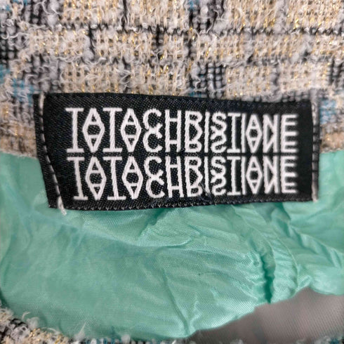 tatachristiane 素材切替プルオーバーカットソー レディース