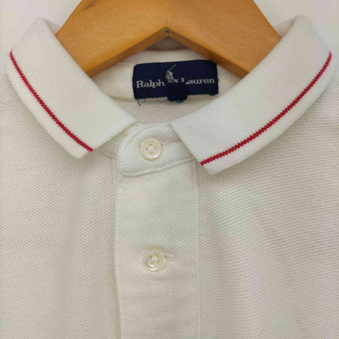 ラルフローレン RALPH LAUREN ポニー刺繍 コットン ポロシャツ レディース import:M