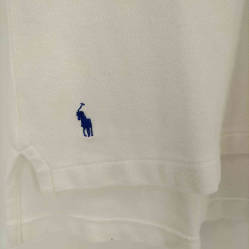 ラルフローレン RALPH LAUREN ポニー刺繍 コットン ポロシャツ レディース import:M