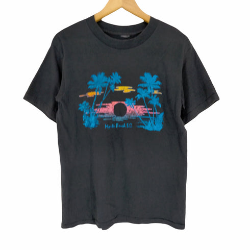 MUNTLE BEACH S.C メタリックプリント メンズ