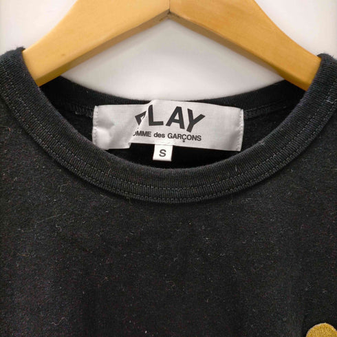 プレイコムデギャルソン PLAY COMME des GARCONS S/S ゴールドワッペンクルーネックTシャツ メンズ JPN:S