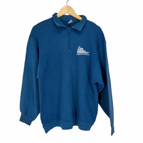 ジャージーズ JERZEES MADE IN USA ハーフジップスウェット メンズ JPN:L