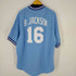 ミッチェルアンドネス mitchell&ness AUTHENTIC JERSEY KANSAS CITY ROYALS BO JACKSON ベースボールジャージ カンザスシティーロイヤルズ スカイブルー メンズ 52