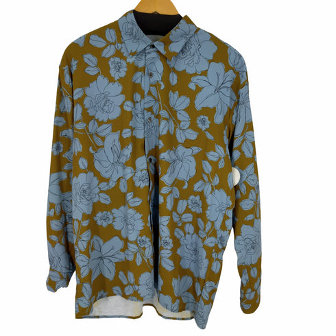ティーケー タケオキクチ tk. TAKEO KIKUCHI ラインフラワー柄シャツ ドレープ フローラル メンズ JPN:M