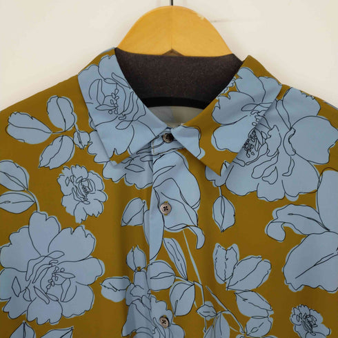 ティーケー タケオキクチ tk. TAKEO KIKUCHI ラインフラワー柄シャツ ドレープ フローラル メンズ JPN:M