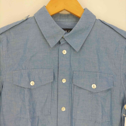 アーペーセー A.P.C. エポレット付き コットンリネンシャツ レディース import:S