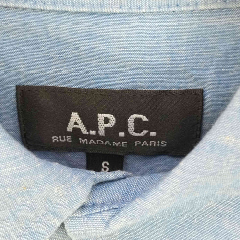 アーペーセー A.P.C. エポレット付き コットンリネンシャツ レディース import:S