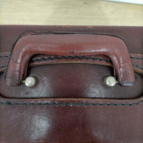 CHENEY ENGLAND 60S モノグラム柄 レザートランク レディース