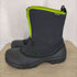 クロックス crocs フロントジップレインブーツ メンズ US:9