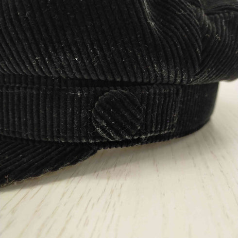 ヨウジヤマモトプールオム Yohji Yamamoto POUR HOMME 9W CORDUROY WASHED LENNON CAP コーデュロキャスケット メンズ 4