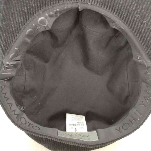 ヨウジヤマモトプールオム Yohji Yamamoto POUR HOMME 9W CORDUROY WASHED LENNON CAP コーデュロキャスケット メンズ 4