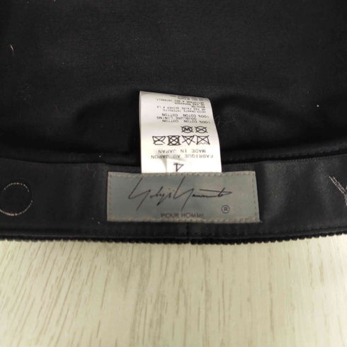 ヨウジヤマモトプールオム Yohji Yamamoto POUR HOMME 9W CORDUROY WASHED LENNON CAP コーデュロキャスケット メンズ 4