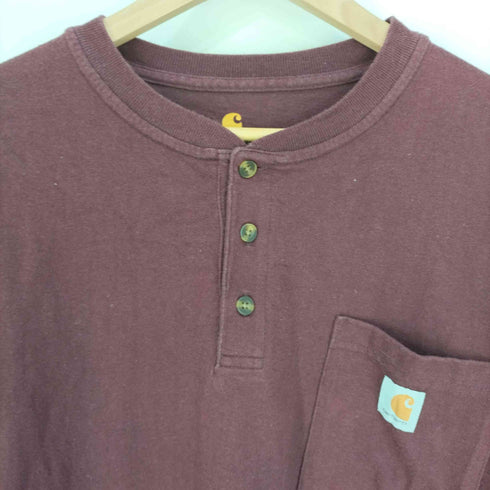 カーハート Carhartt Henley POCKET TEE ヘンリーポケットTシャツ メンズ import:XL
