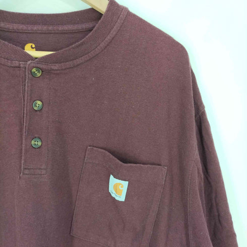 カーハート Carhartt Henley POCKET TEE ヘンリーポケットTシャツ メンズ import:XL