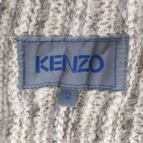 ケンゾー KENZO メランジ ナイロン混 チェスターコート メンズ 2