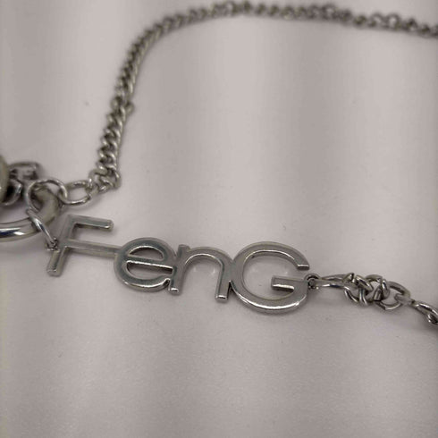 フェンチェンワン Feng Chen Wang ロゴチェーン メンズ