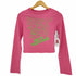 WHYNOTUS LONG SLEEVE VACCINE T-SHIRTS クロップド カットソー レディース import:S