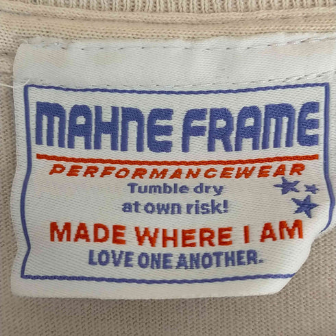 MAHNE FRAME MAD WORLD Tシャツ メンズ import:L
