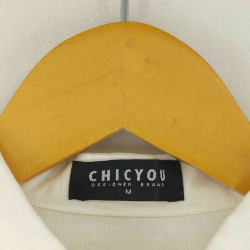 CHICYOU カットオフ加工ポケットデザイン L/S シャツ レディース import:M