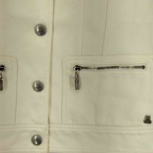 ランバンコレクション LANVIN COLLECTION シルク混デニムジャケット レディース 38