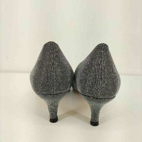 マノロブラニク MANOLO BLAHNIK ビジューデザインヒールパンプス レディース EUR:37