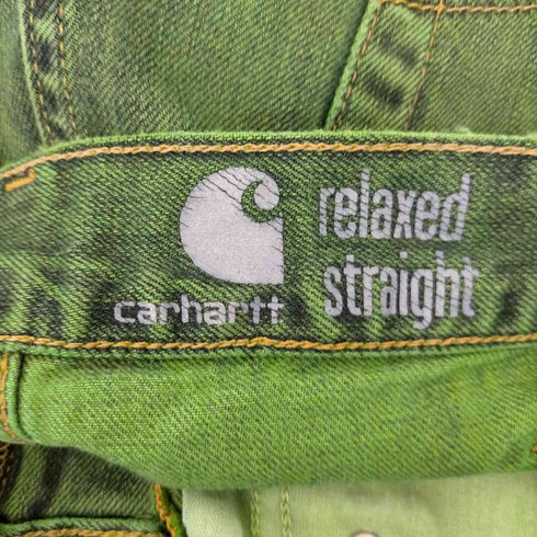 カーハート Carhartt relaxed straight 後染め デニムパンツ メンズ 33