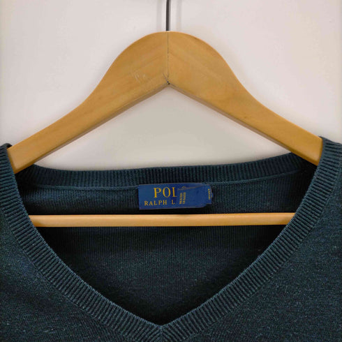 ポロラルフローレン POLO RALPH LAUREN PIMA cotton Vネックニット メンズ JPN:L