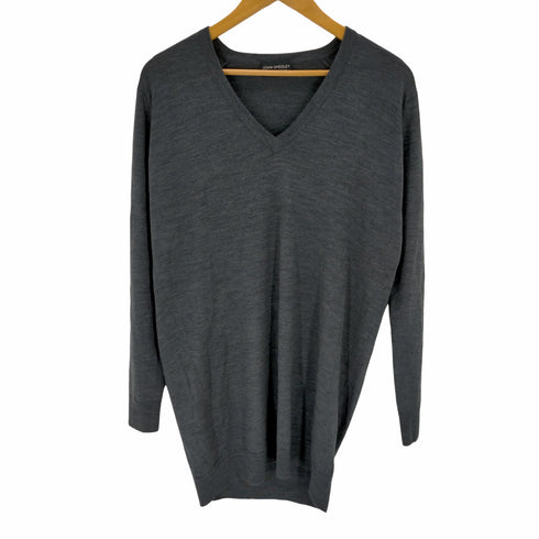 ジョンスメドレー JOHN SMEDLEY イギリス製 ロングニット メンズ JPN:S