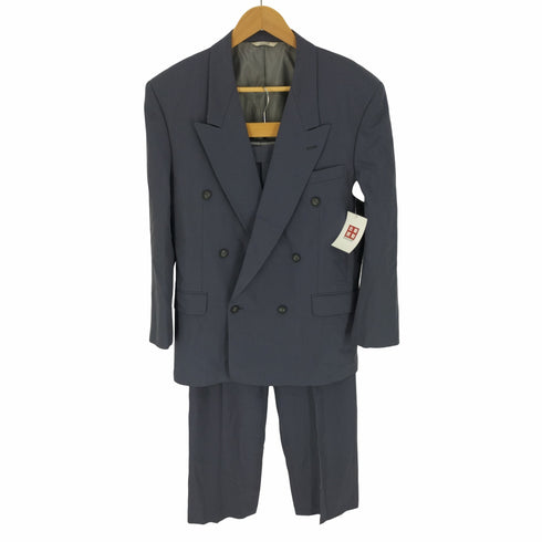 LEMERE NEW WOOL ダブルブレスト テーラードジャケット 2タック スラックス パンツ セットアップ メンズ